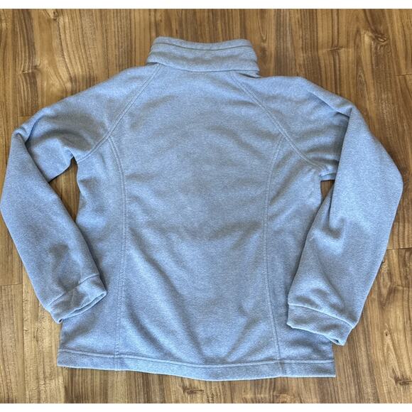 Columbia Jacket Womens Large Gray Full Zip Fleece Outdoor Hiking Pockets‎ Casual - Picture 2 of 6